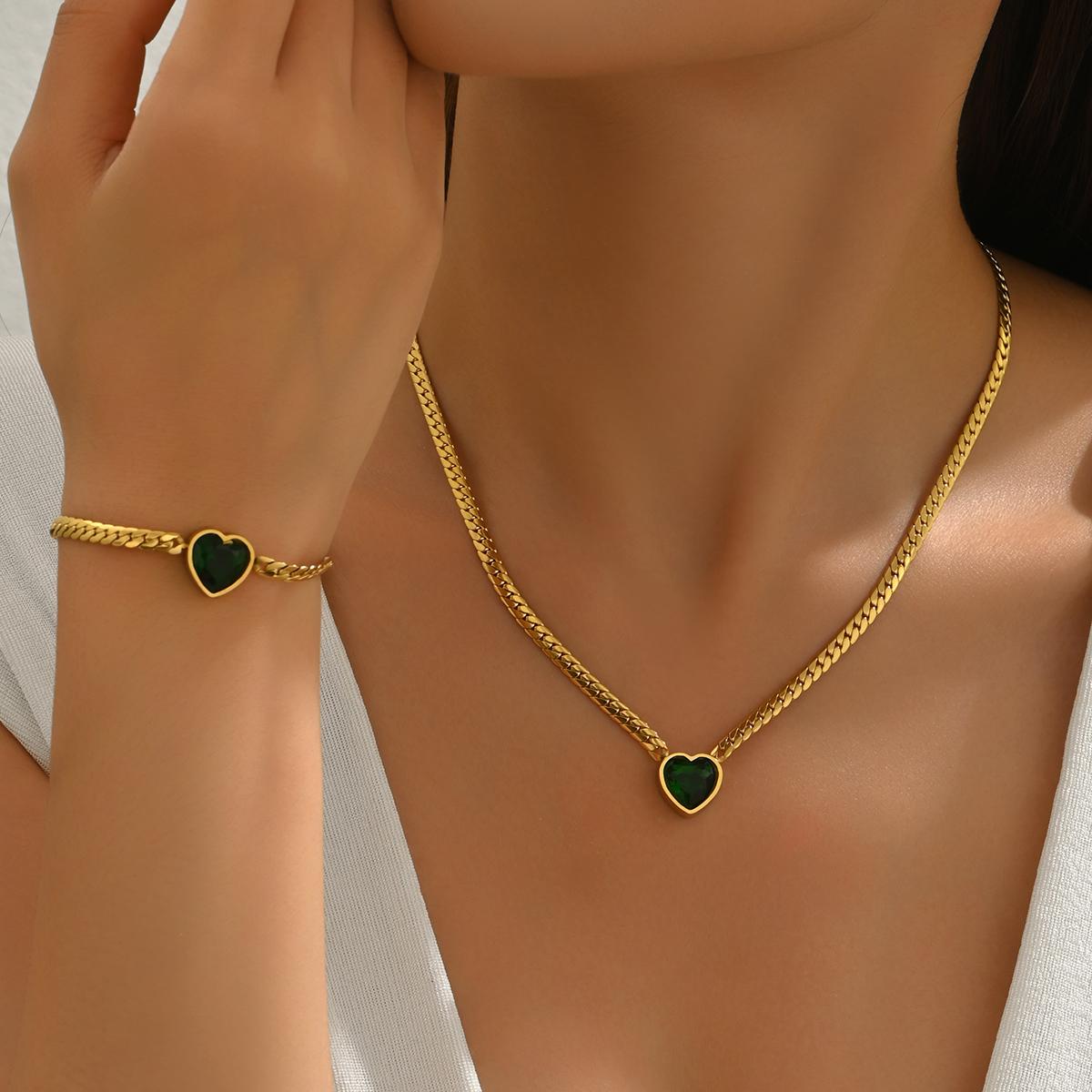 Trendy Heart Charm Bracelet