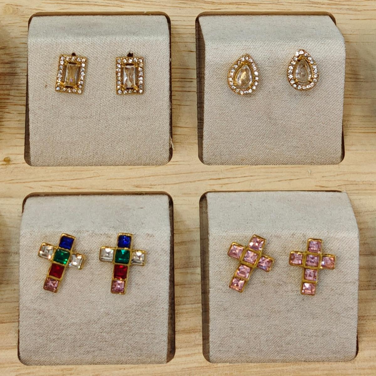 Cross Stud Earrings