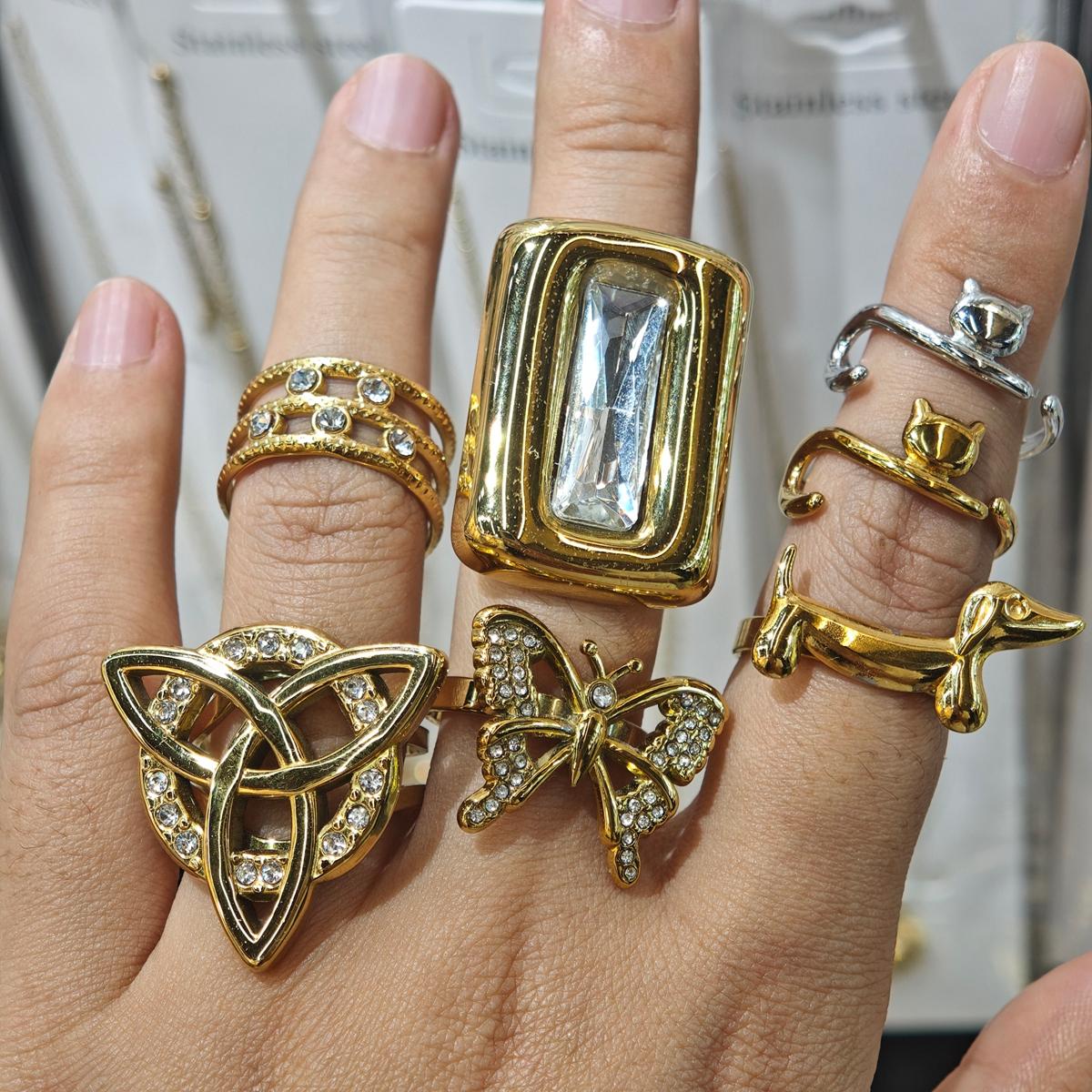 Trendy Animal Motif Ring