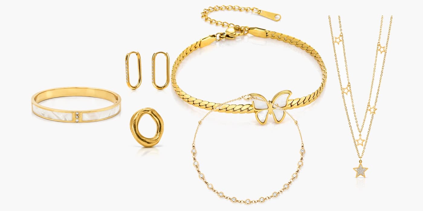 Gold Minimalist Jewelry Stack