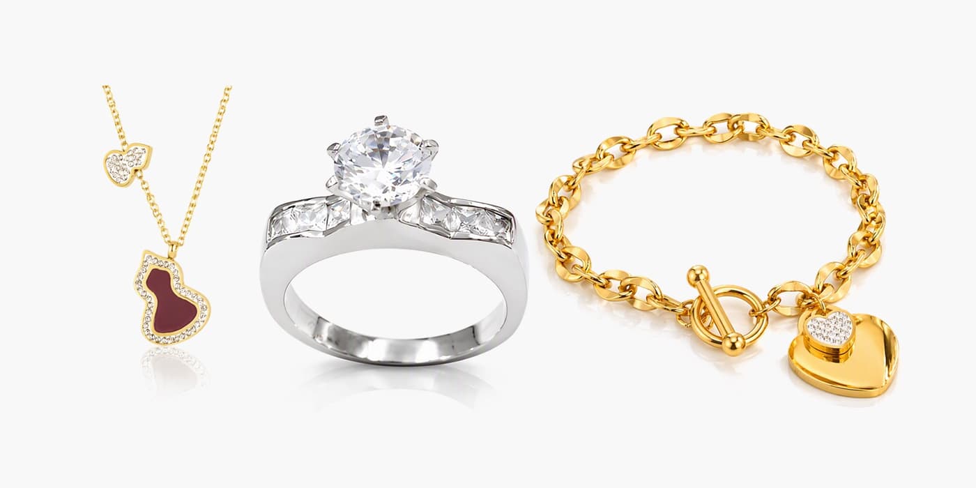 Silver Heart Date Night Set