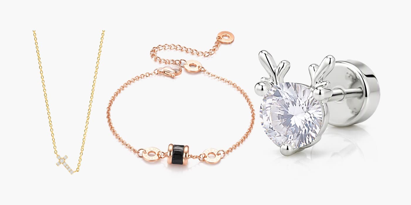 Gold Minimalist Jewelry Set