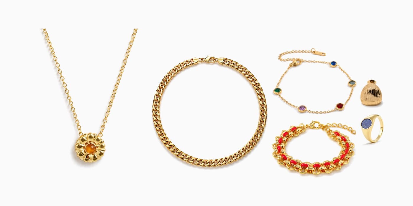 Gold Classic Jewelry Stack