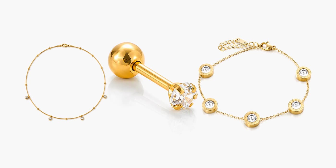 Dainty Gold Date Night Trio