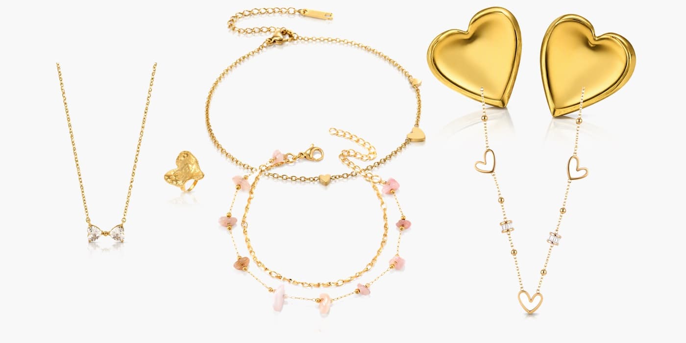 Heart Jewelry Set