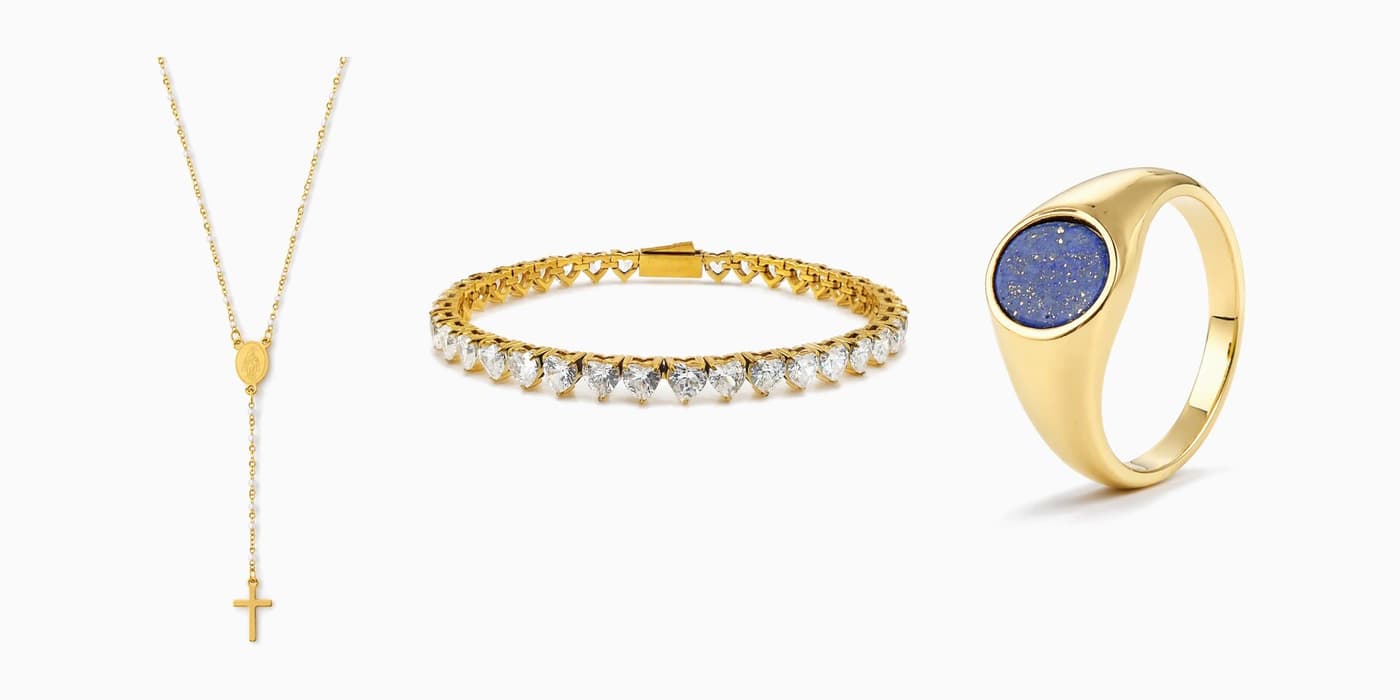 Gold Circle Jewelry Stack