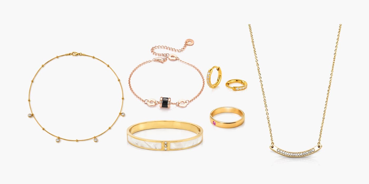 Gold Minimalist Jewelry Stack