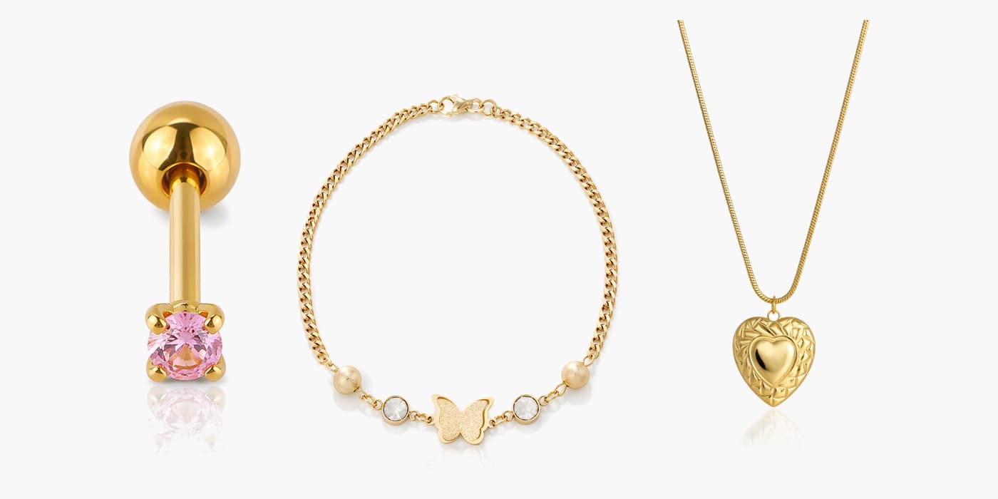 Holiday Gold Layering Set