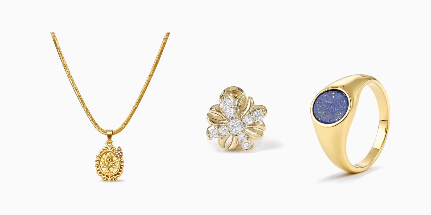 Gold Circle Jewelry Stack