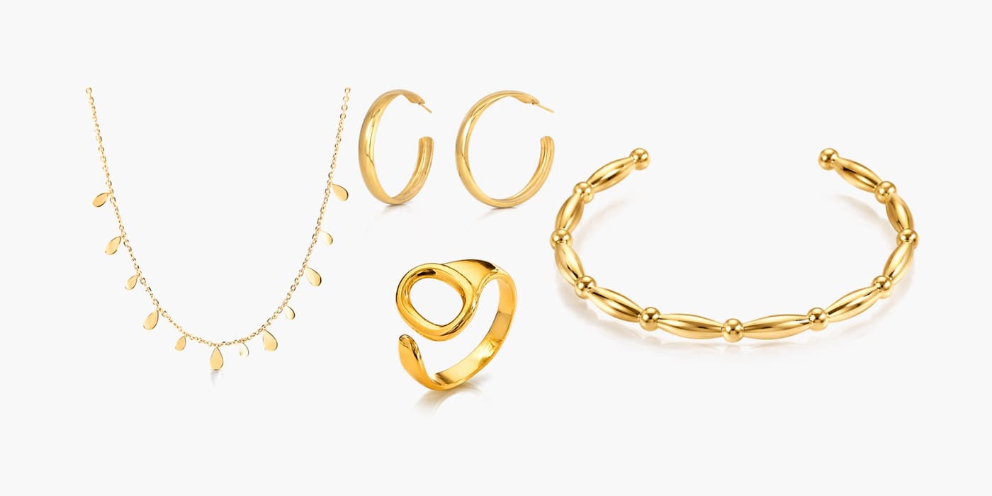 Daily Gold Layering Set
