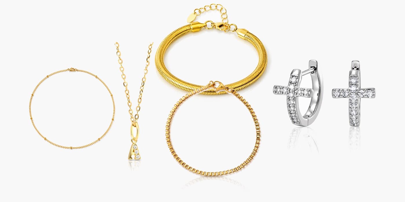 Silver Minimalist Jewelry Stack
