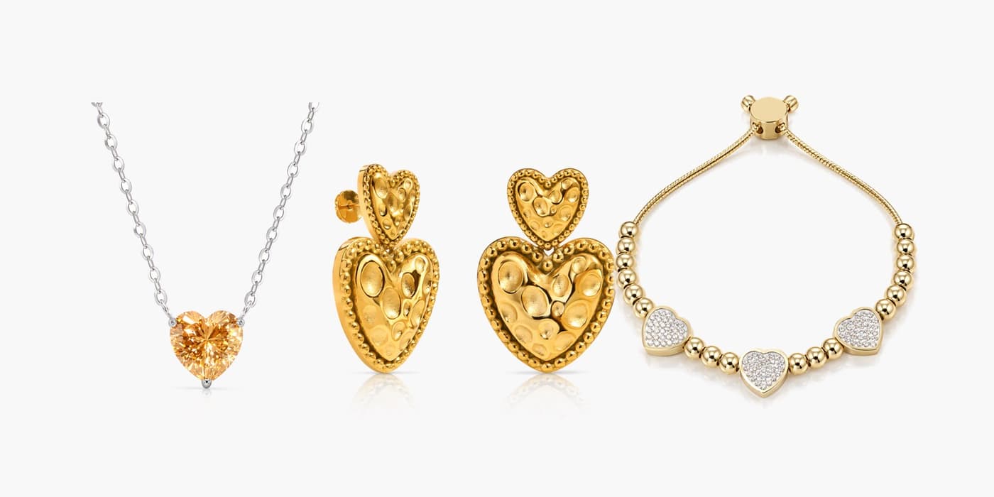 Heart Motif Date Night Set