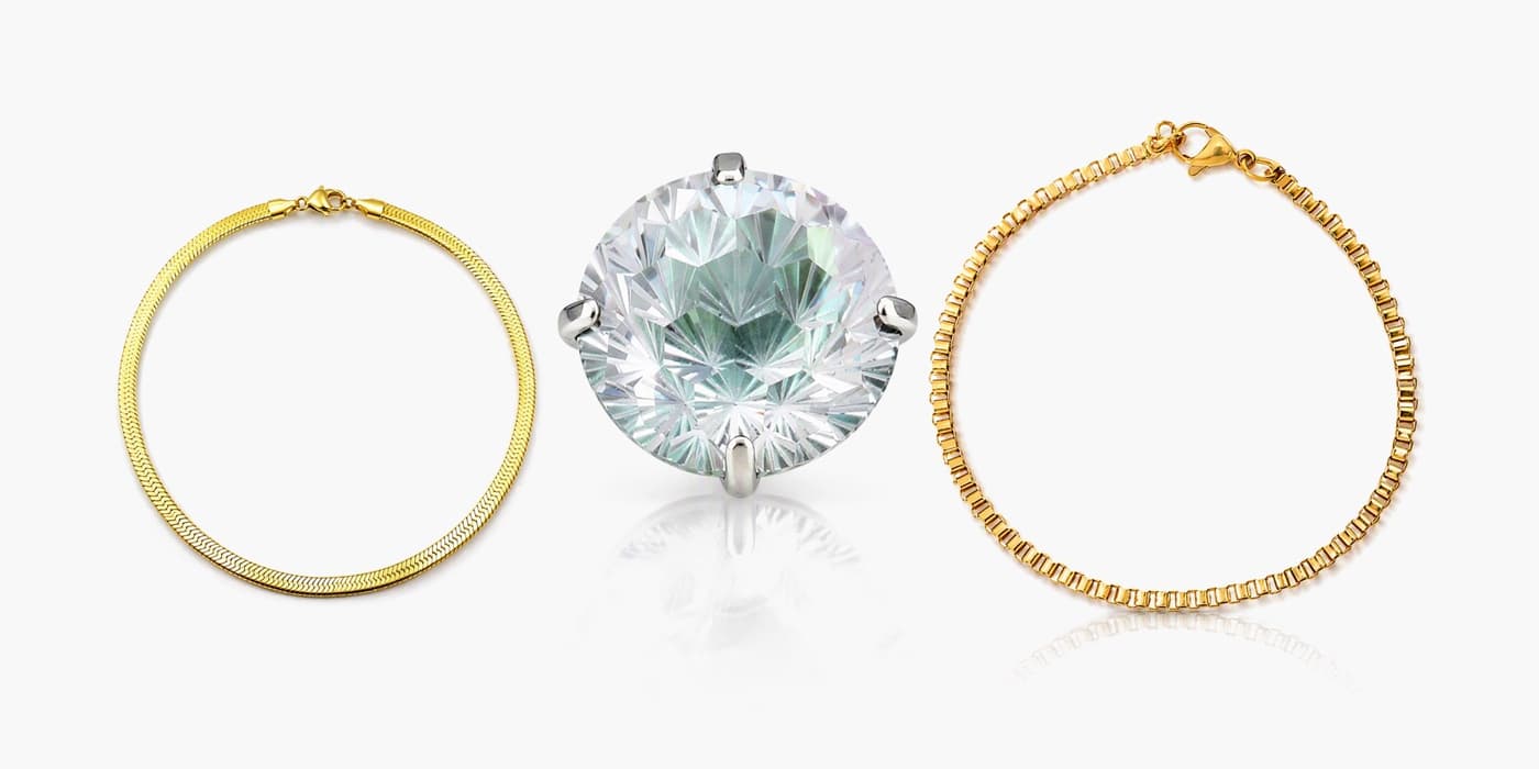 Silver Classic Jewelry Layering Set