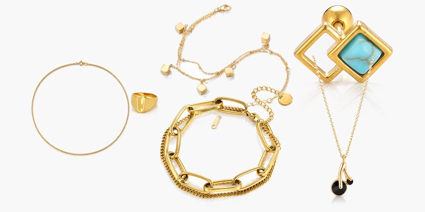 Gold Minimalist Jewelry Stack