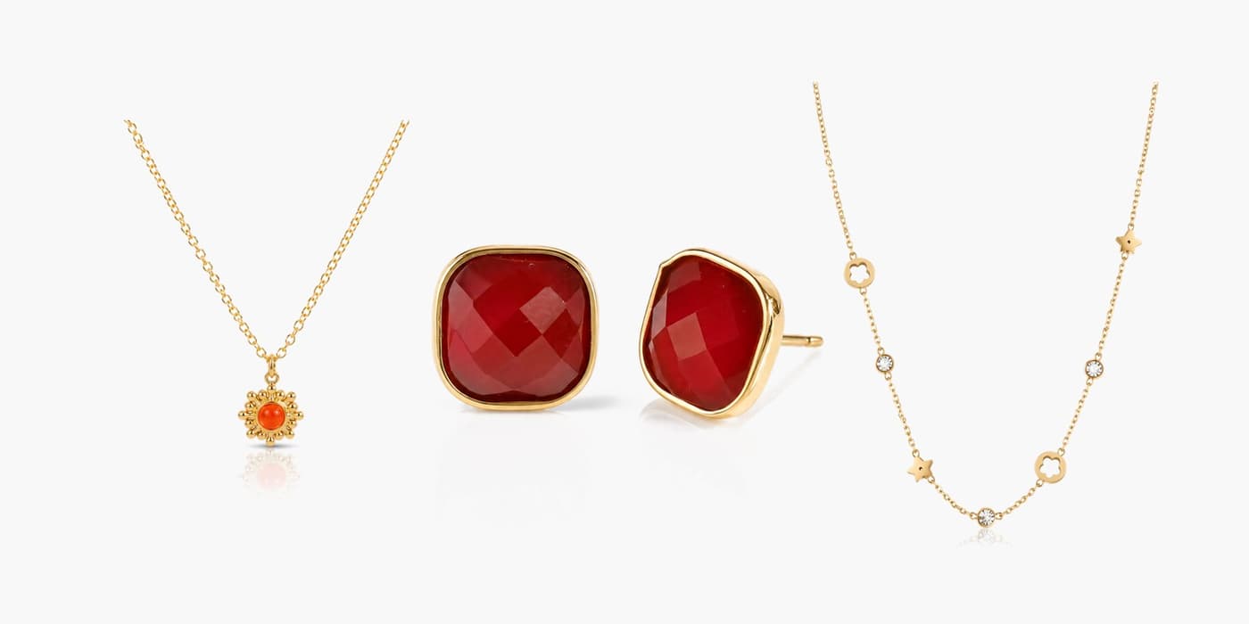 Warm Gold Layered Everyday Set
