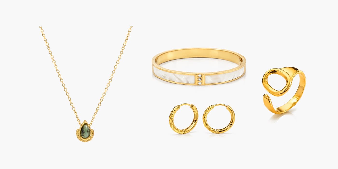 Gold Minimalist Jewelry Stack