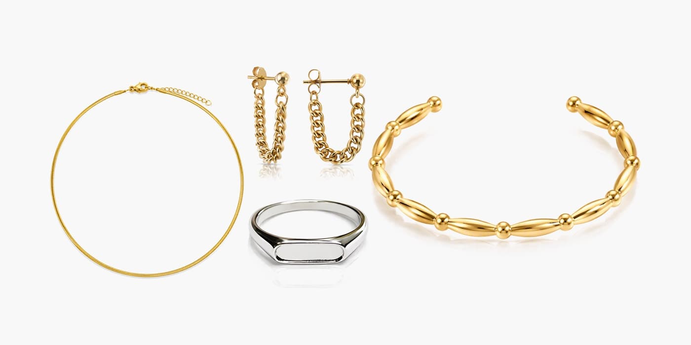 Silver Minimalist Jewelry Stack
