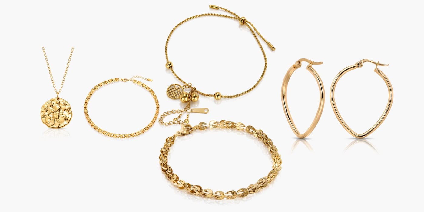 Holiday Gold Layering Set
