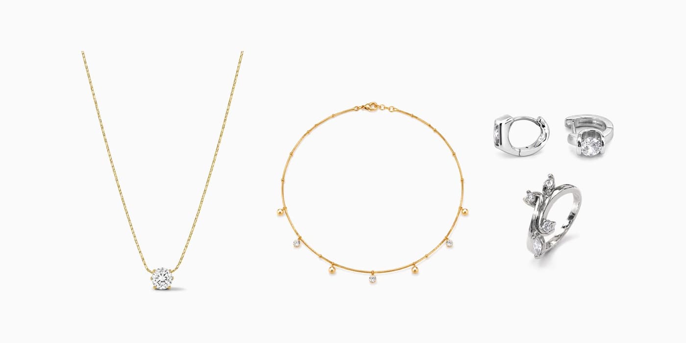 Silver Minimalist Jewelry Layering Set