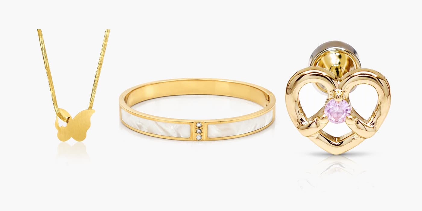 Warm Gold Everyday Trio