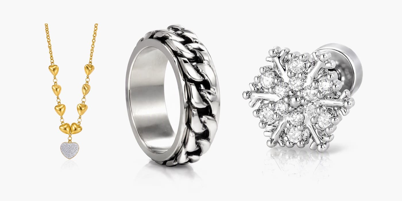 Silver Night Statement Set