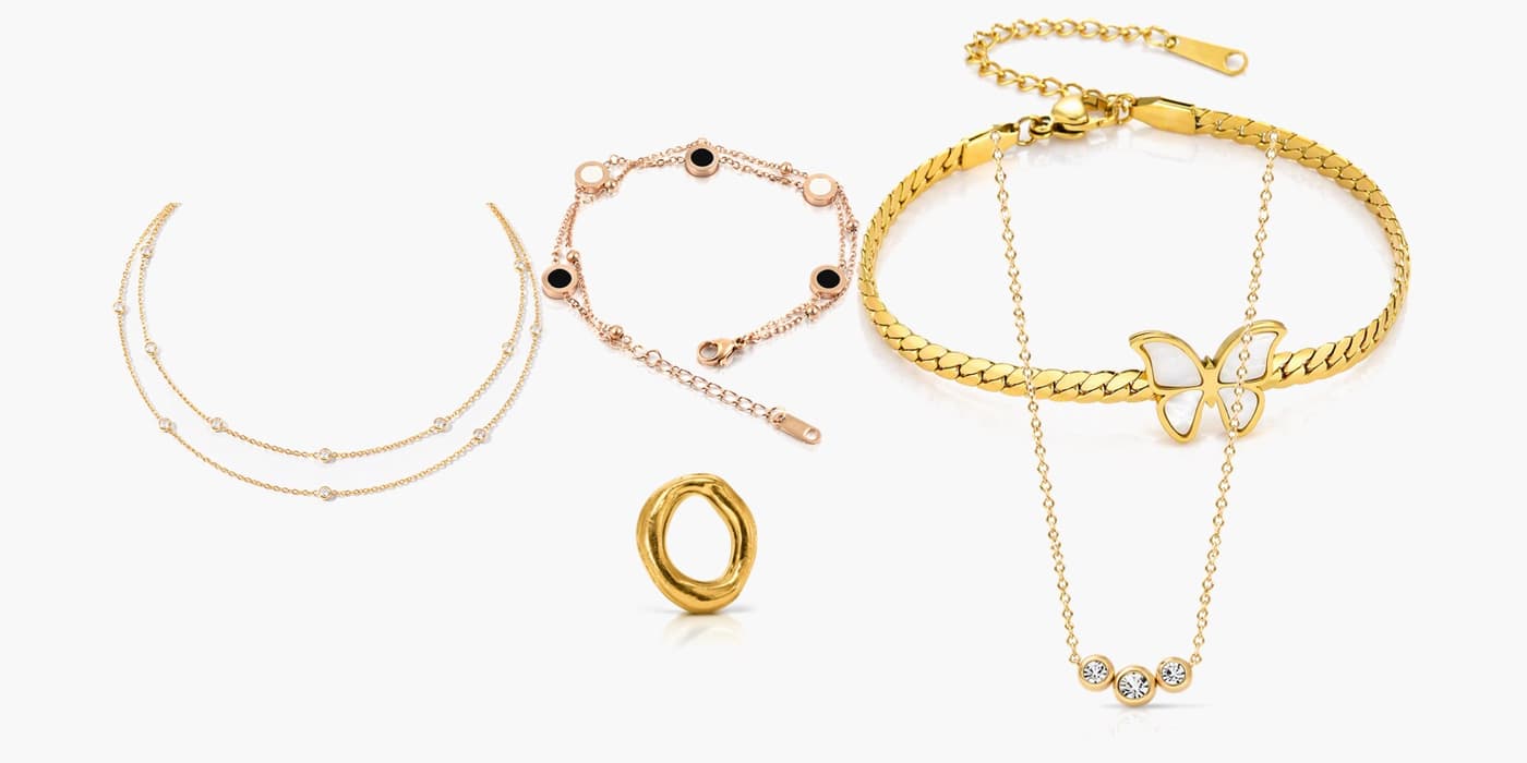 Gold Minimalist Jewelry Stack