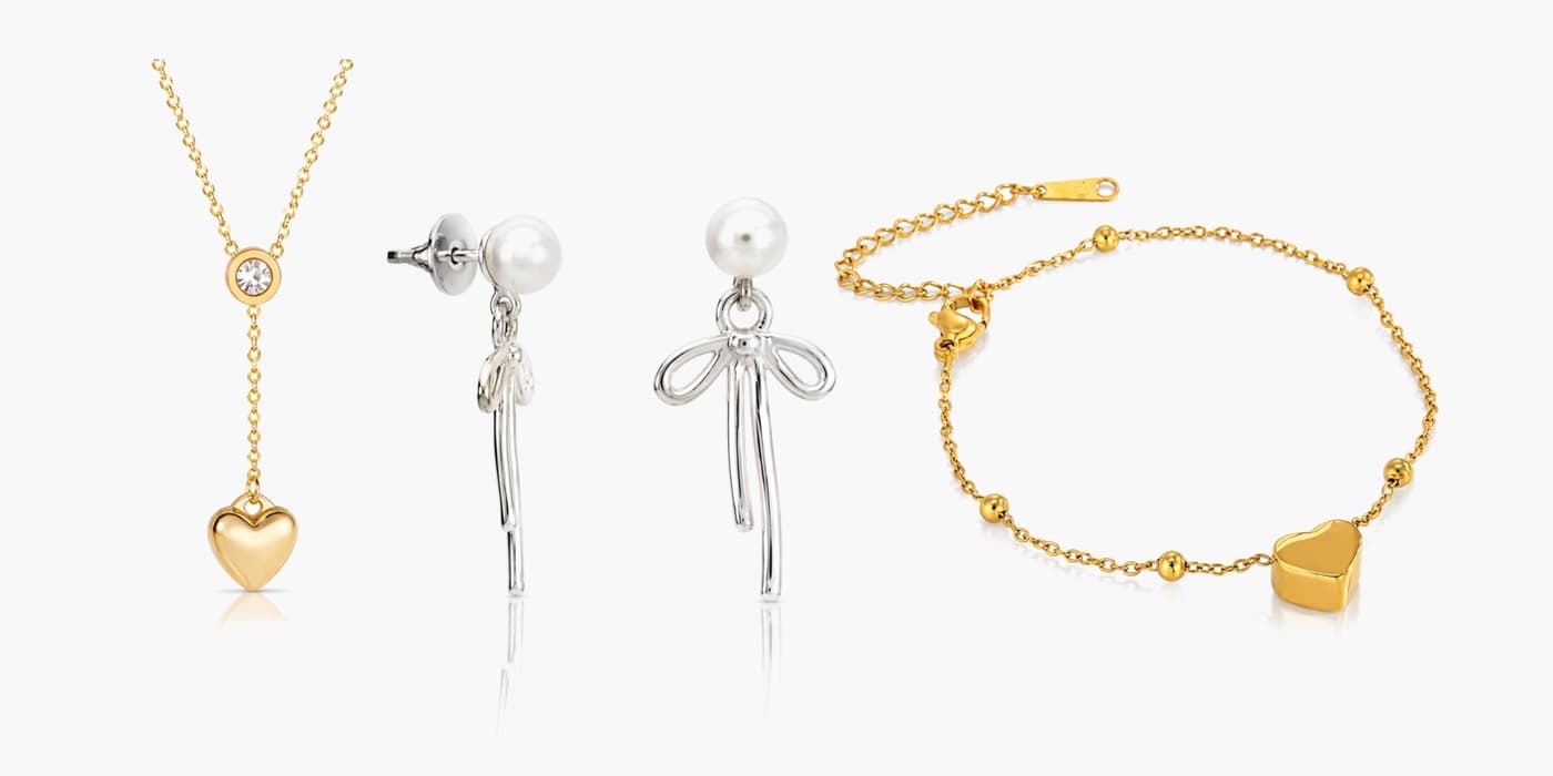 Dainty Silver Date Night Trio