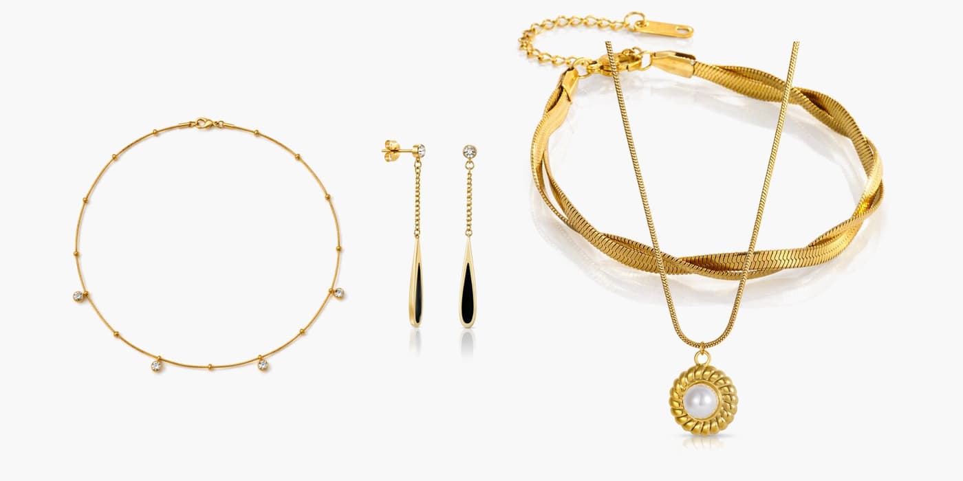 Office Minimalist Gold Set