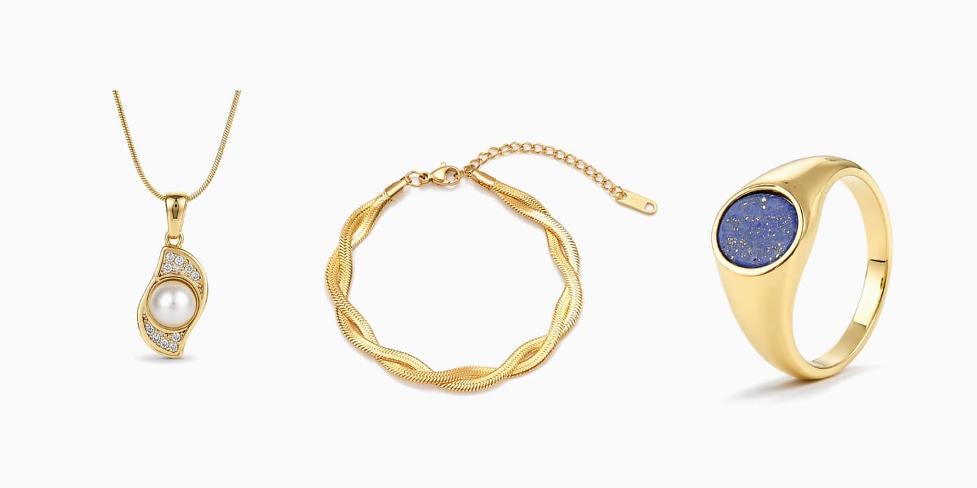 Gold Classic Jewelry Stack