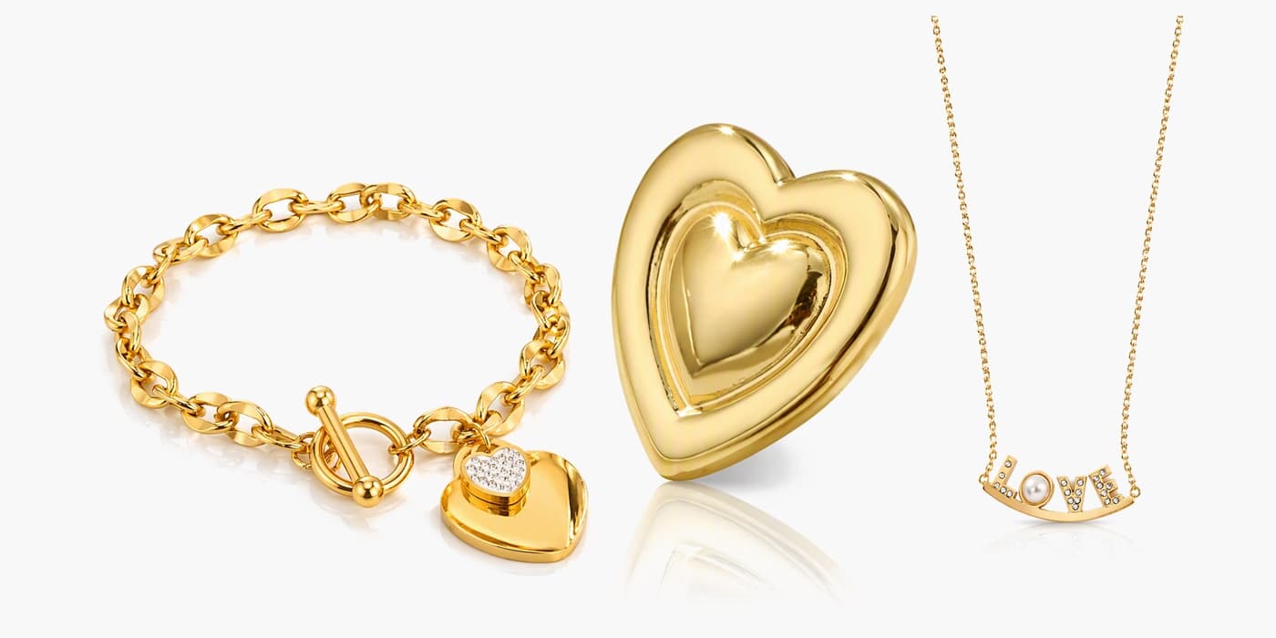 Warm Gold Date Night Set