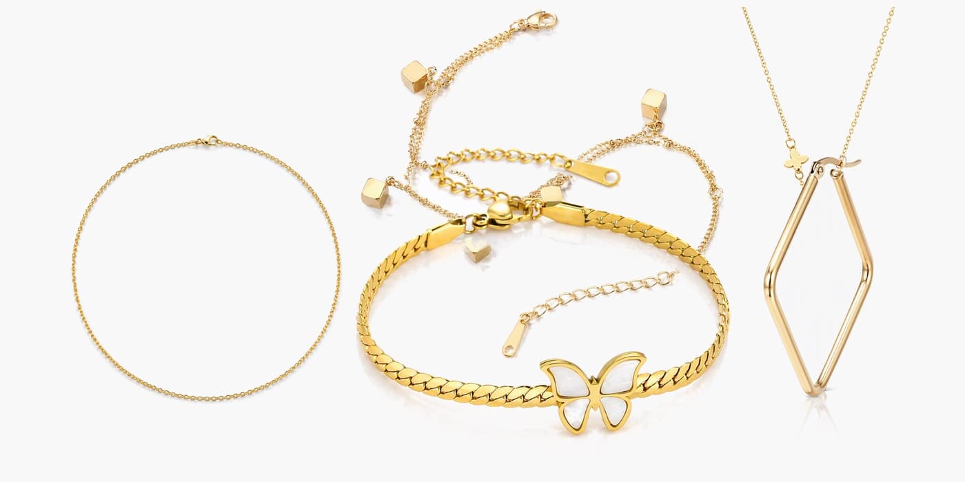 Minimalist Gold Layering Set