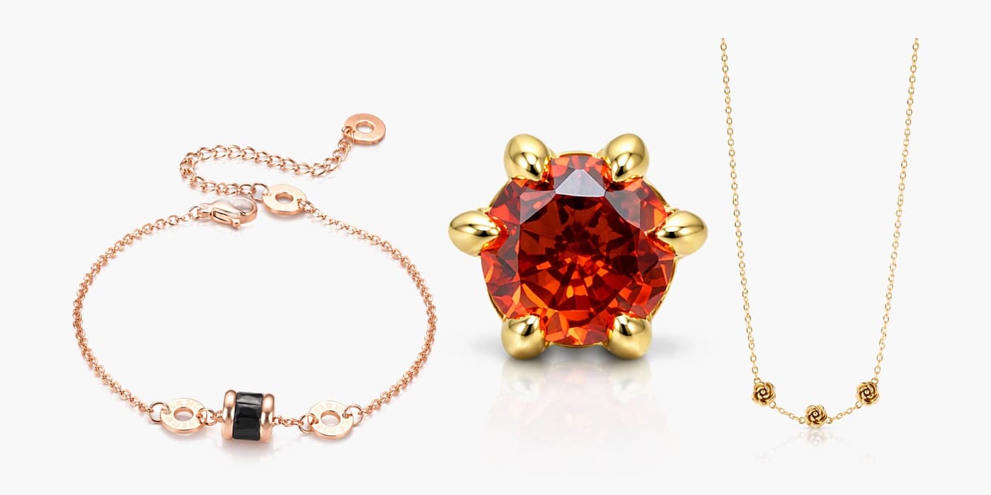 Gold Jewelry Layering Set