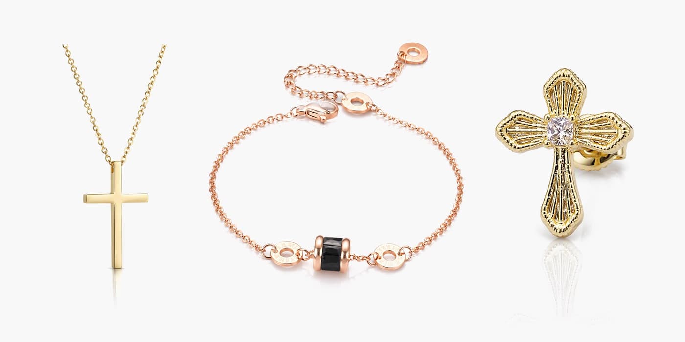Gold Classic Jewelry Set