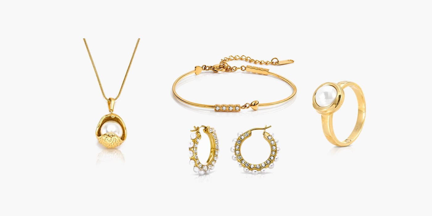 Warm Gold Daily Layering Set