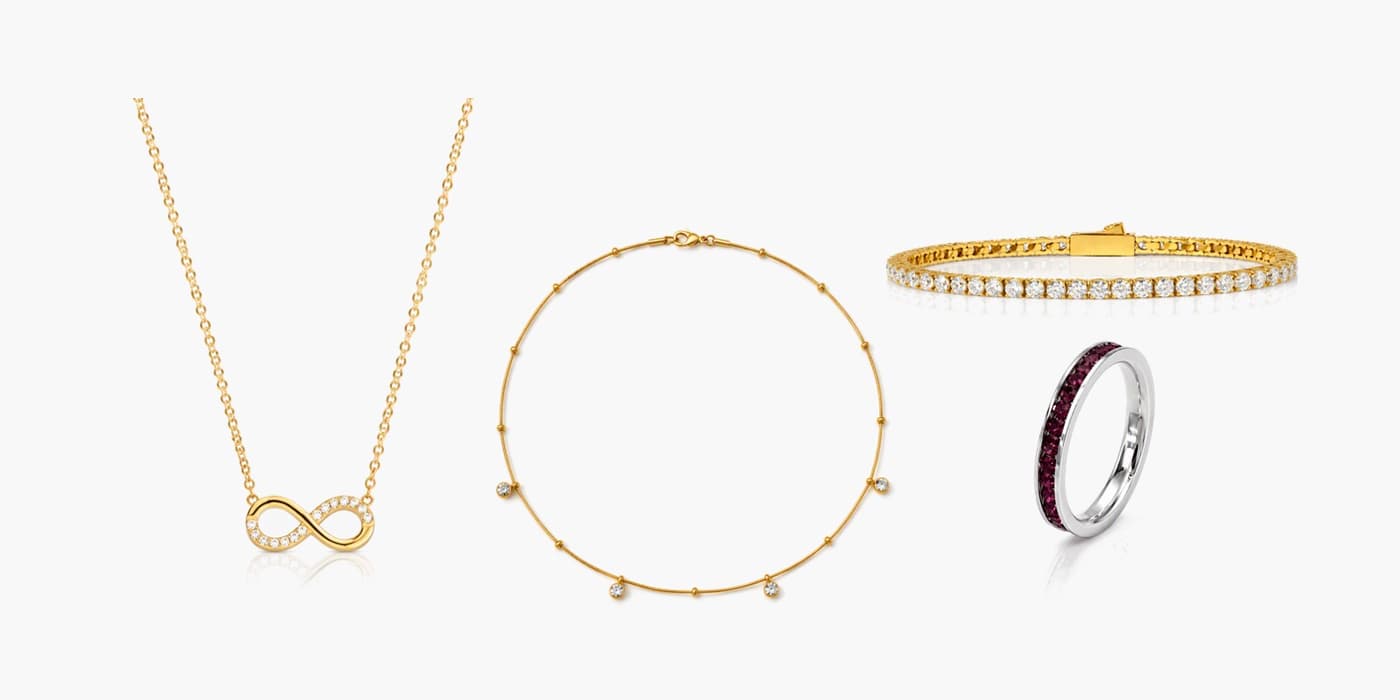 Silver Classic Jewelry Layering Set