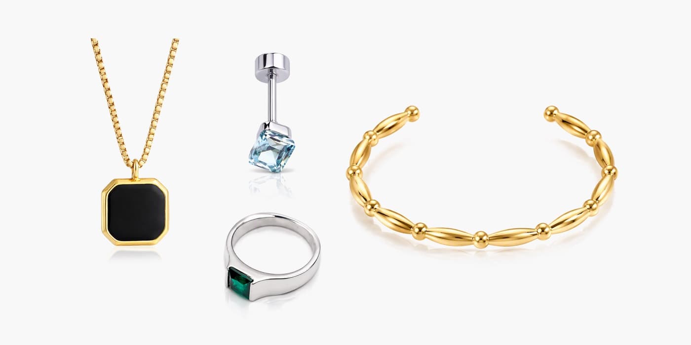 Silver Minimalist Jewelry Stack