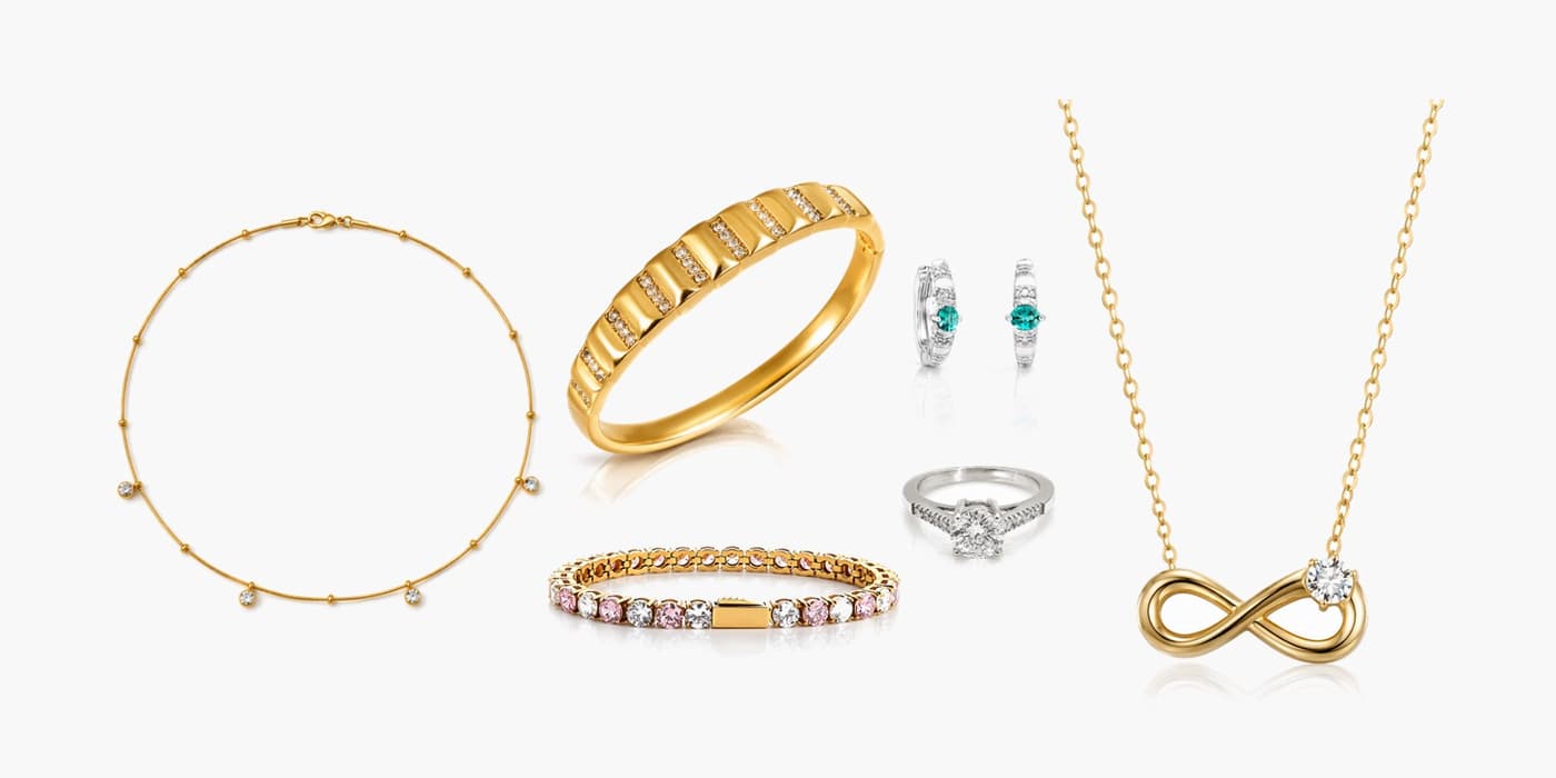 Silver Classic Jewelry Layering Set