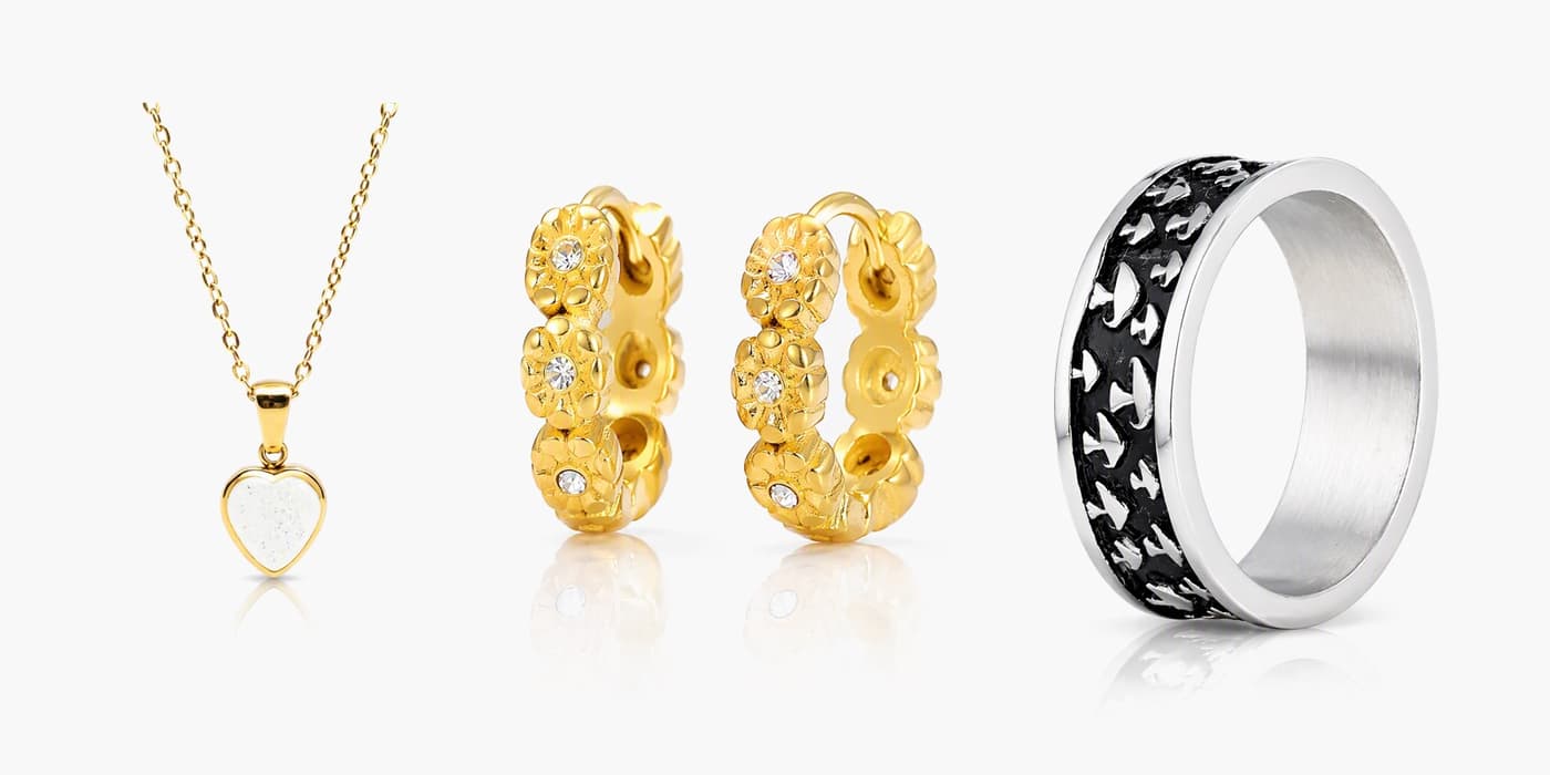 Silver Everyday Motif Stack