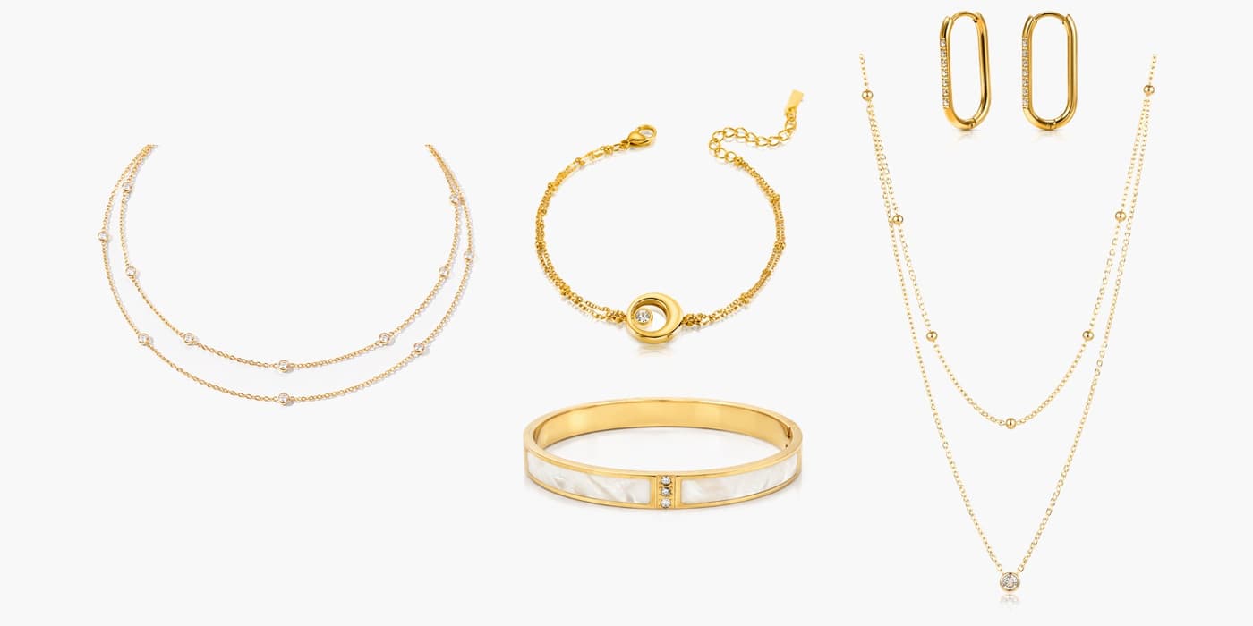 Gold Minimalist Jewelry Stack