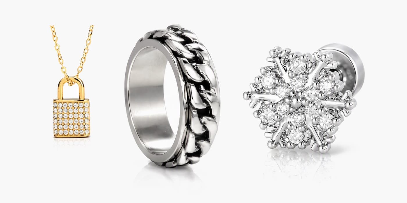 Silver Night Statement Set