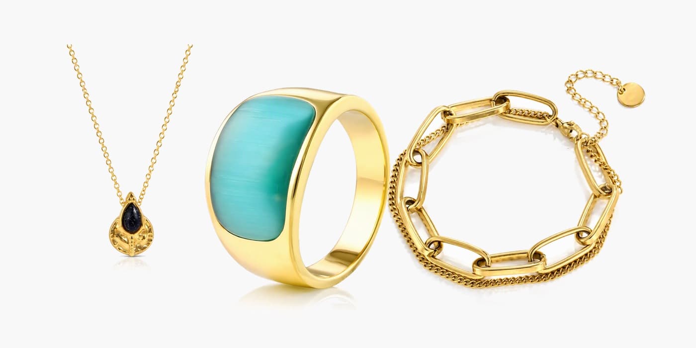 Everyday Gold Layered Leaf Set