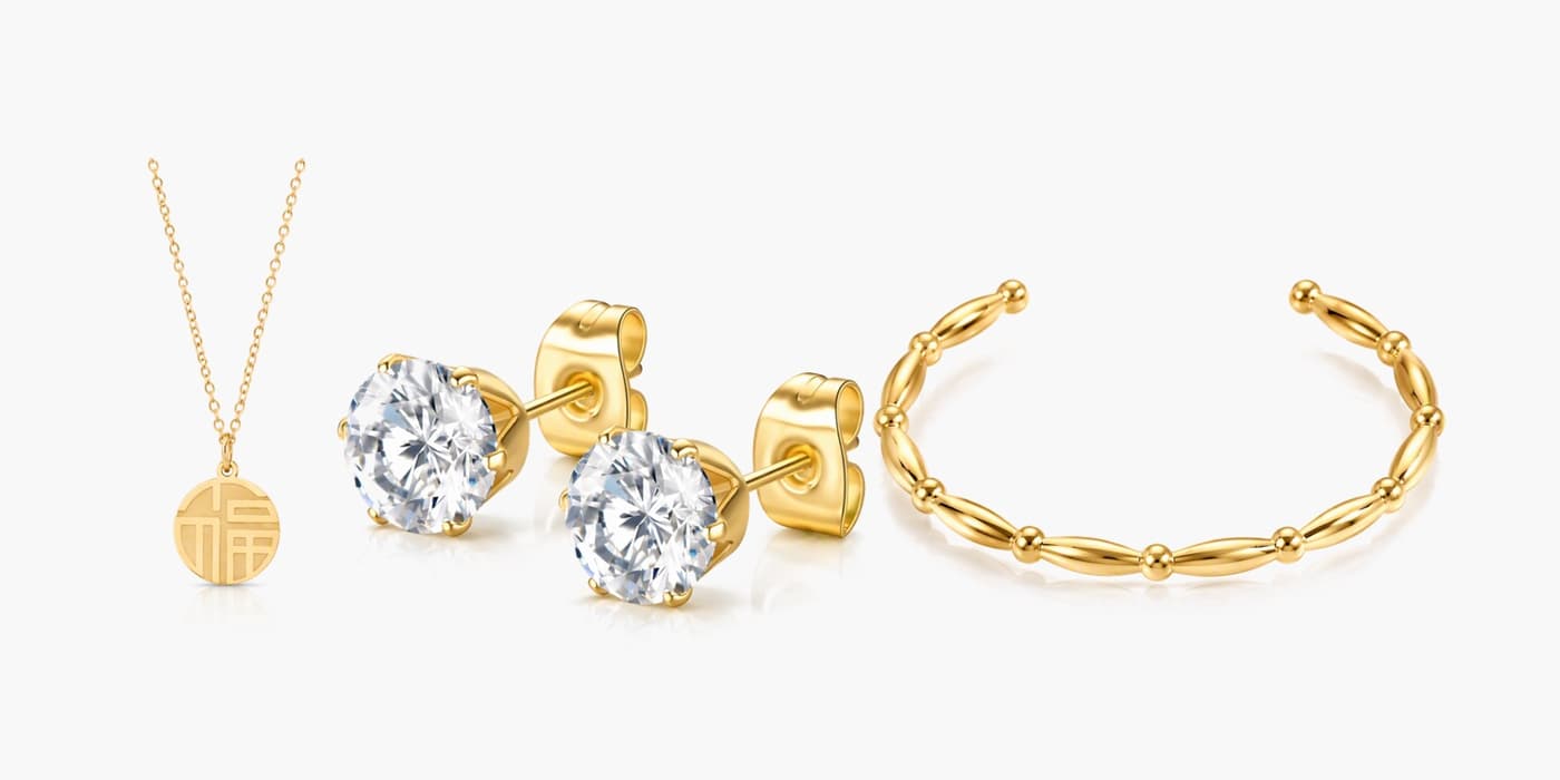 Holiday Gold Circle Trio