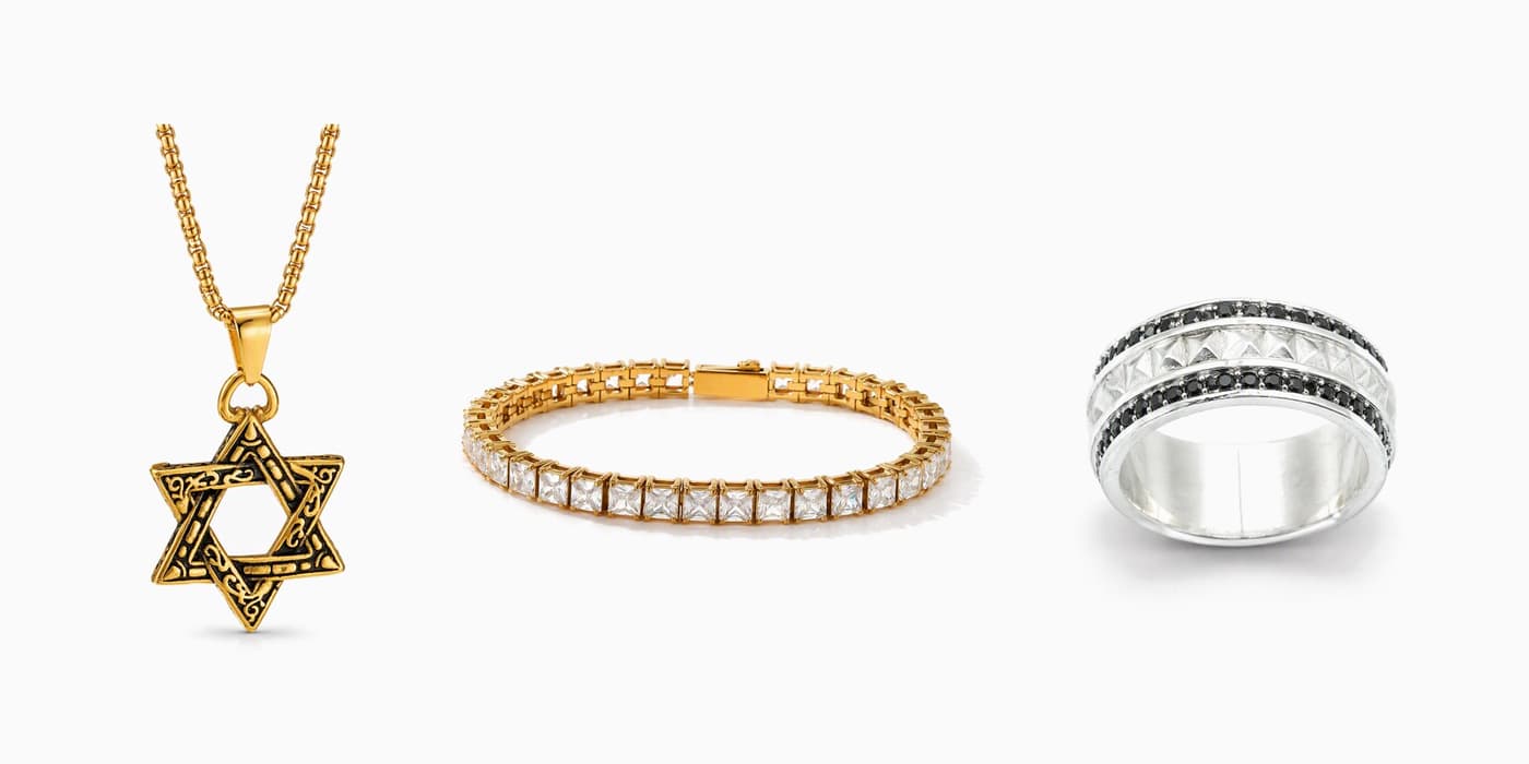 Silver Classic Jewelry Set