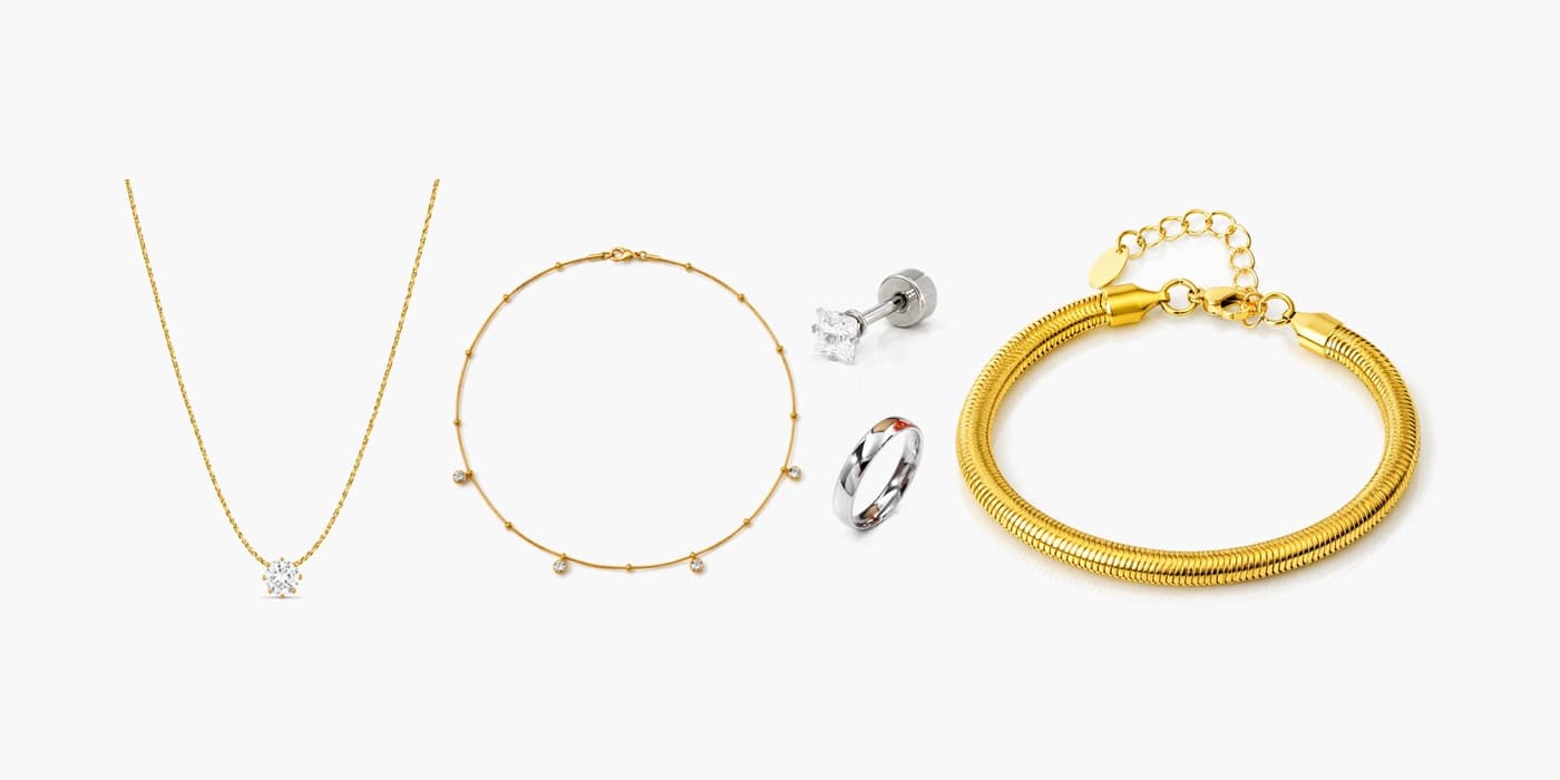 Silver Minimalist Jewelry Stack