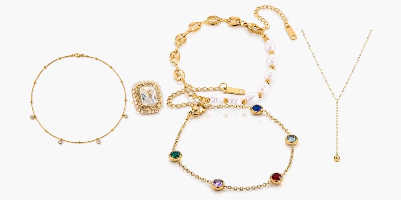 Gold Classic Jewelry Stack