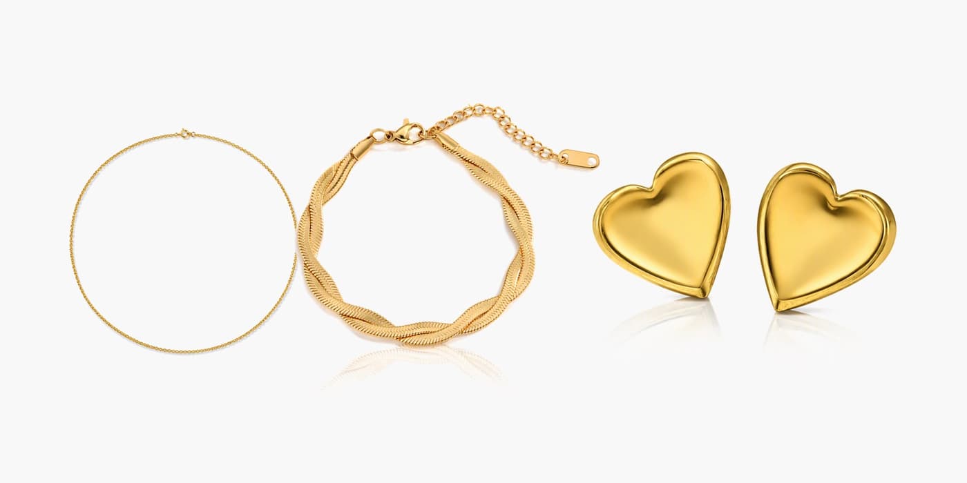 Warm Gold Everyday Layering Set