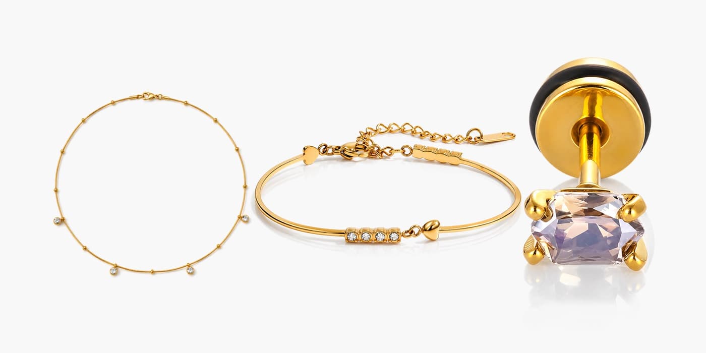 Warm Gold Date Night Set