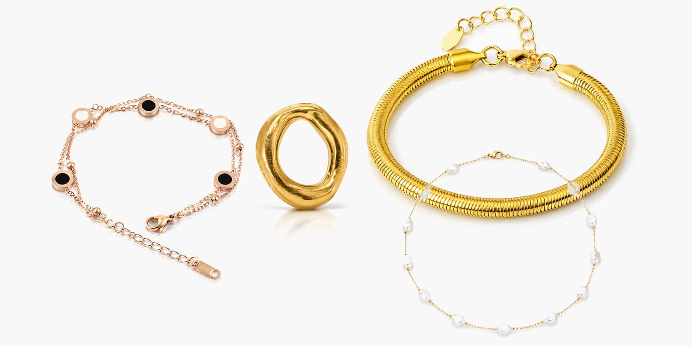 Warm Gold Office Set