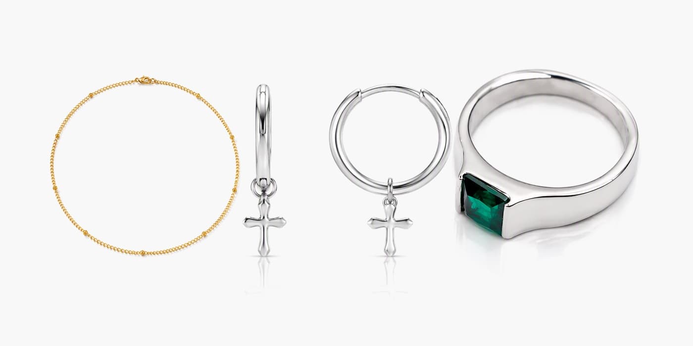 Silver Minimalist Jewelry Stack