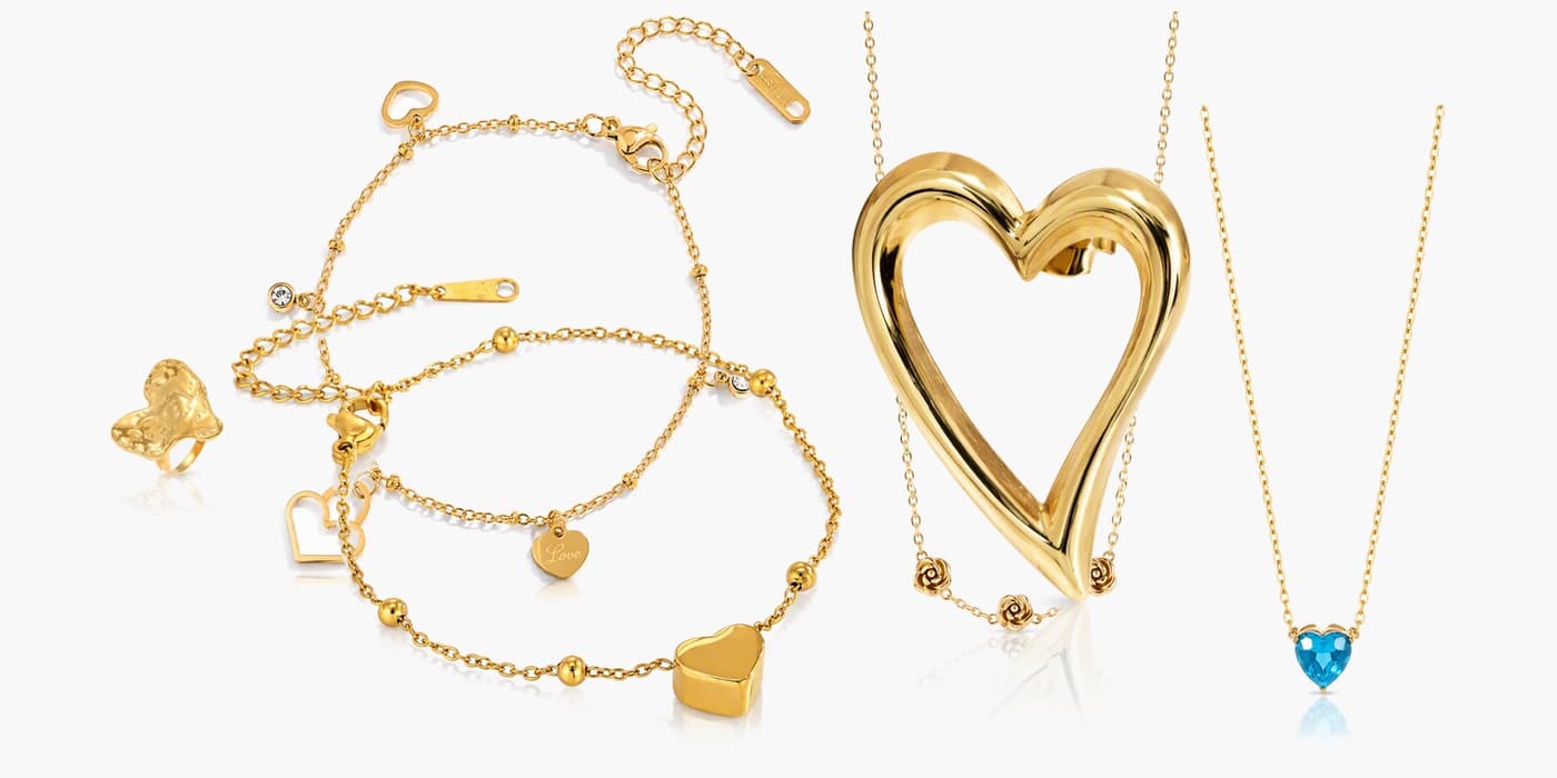 Gold Minimalist Jewelry Set